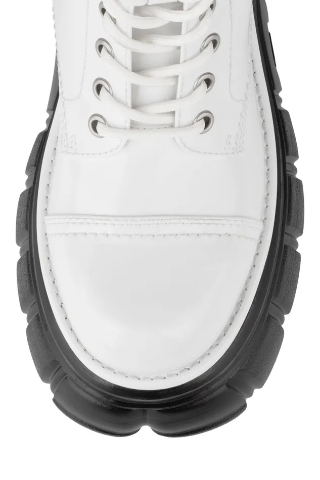 Women Boot Jeffrey Campbell STOMP White Box