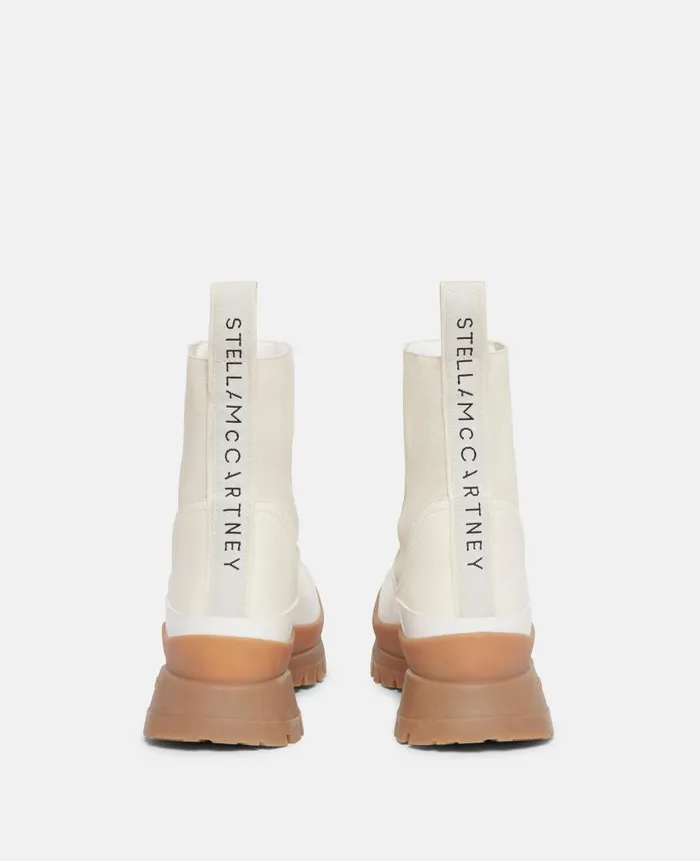 Women Boots Stella McCartney Trace Chelsea Boots White