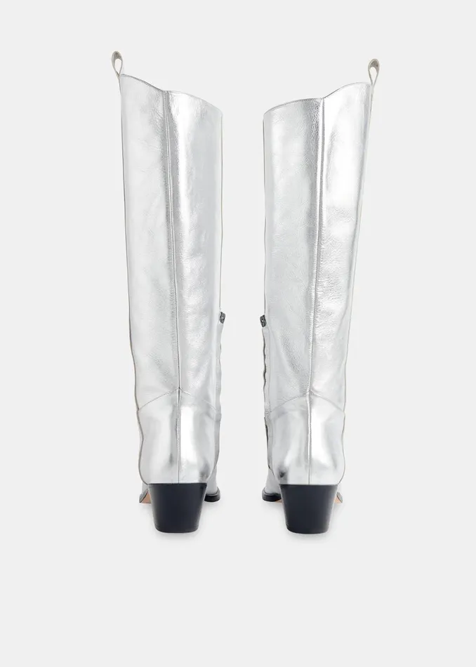 Women Boots Whistles Silver Limited Asa Western Boot