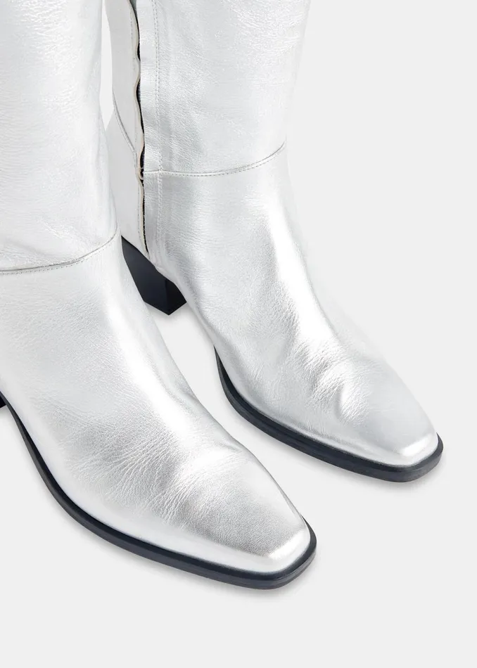 Women Boots Whistles Silver Limited Asa Western Boot