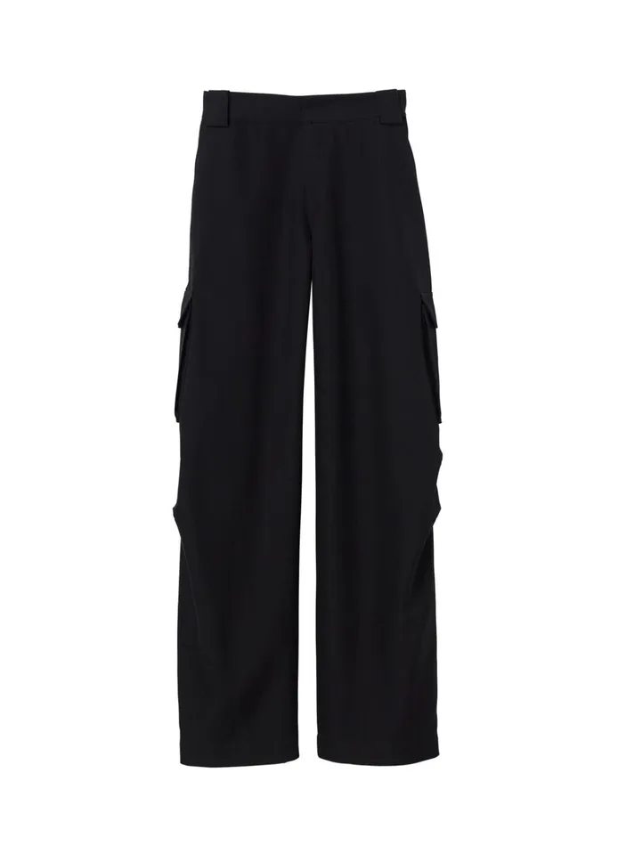 Women Bottoms ALC Megan Cargo Pant Black