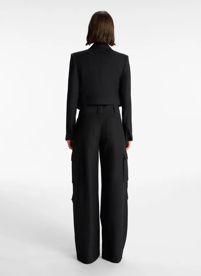 Women Bottoms ALC Megan Cargo Pant Black
