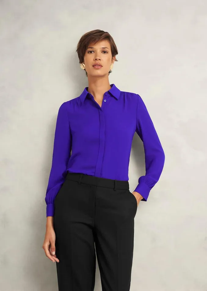Women Caitlyn Shirt Nordic Blue Hobbs Tops