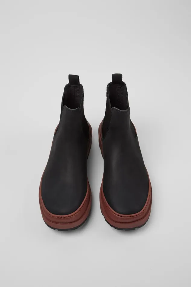 Women Camper Ankle Boots Brutus Trek MICHELIN Black Nubuck Ankle Boots Women Camper Ankle Boots Brutus Trek MICHELIN Black Nubuck Ankle Boots