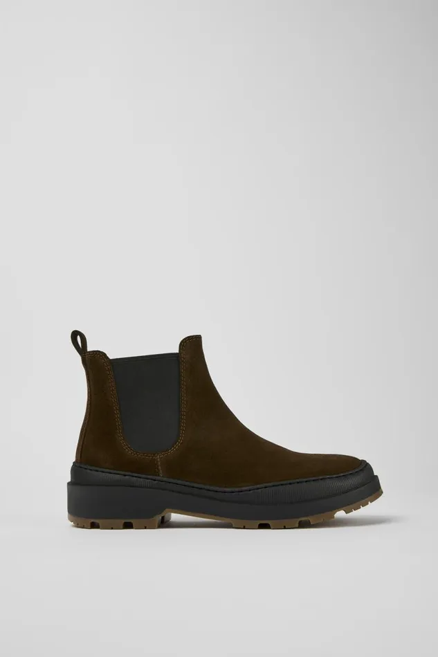 Women Camper Ankle Boots Brutus Trek MICHELIN Brown Nubuck Ankle Boots Women Camper Ankle Boots Brutus Trek MICHELIN Brown Nubuck Ankle Boots