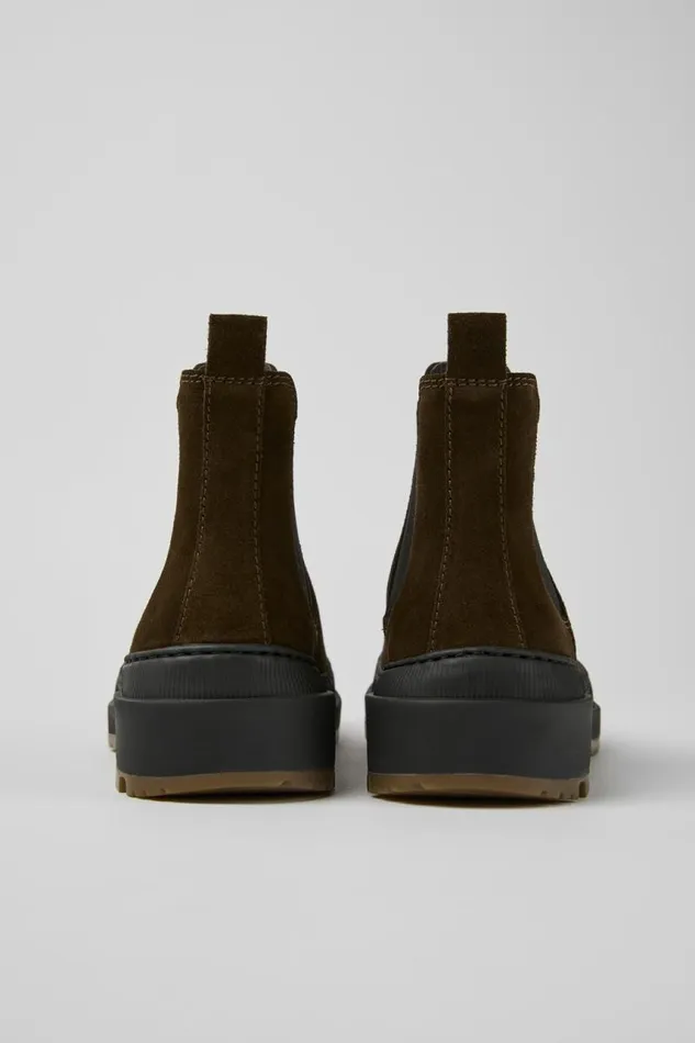 Women Camper Ankle Boots Brutus Trek MICHELIN Brown Nubuck Ankle Boots Women Camper Ankle Boots Brutus Trek MICHELIN Brown Nubuck Ankle Boots