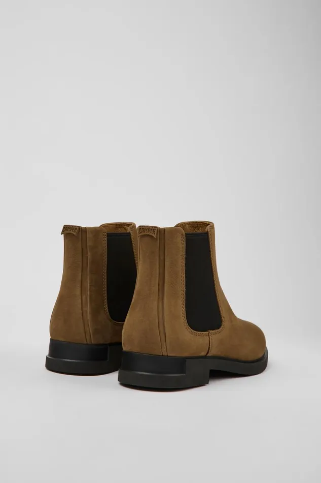 Women Camper Ankle Boots Iman Brown Nubuck Chelsea Boots Women Camper Ankle Boots Iman Brown Nubuck Chelsea Boots