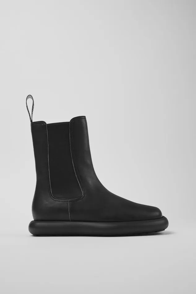 Women Camper Ankle Boots Onda Black Leather Boots
