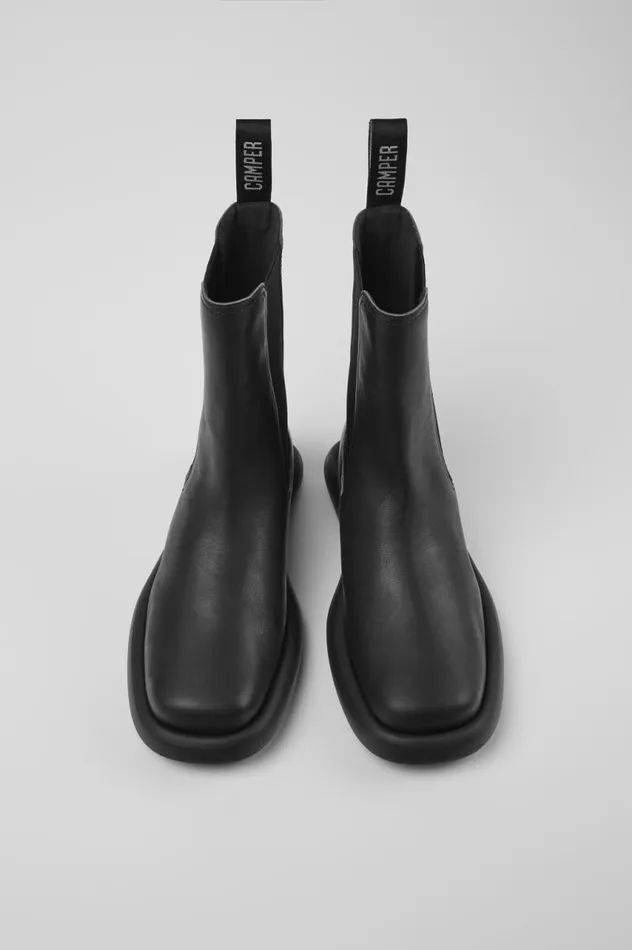 Women Camper Ankle Boots Onda Black Leather Boots Women Camper Ankle Boots Onda Black Leather Boots