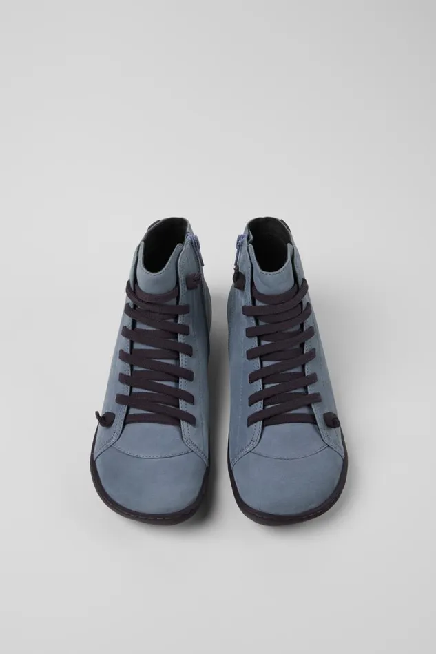 Women Camper Ankle Boots Peu Gray Nubuck Ankle Boots Women Camper Ankle Boots Peu Gray Nubuck Ankle Boots