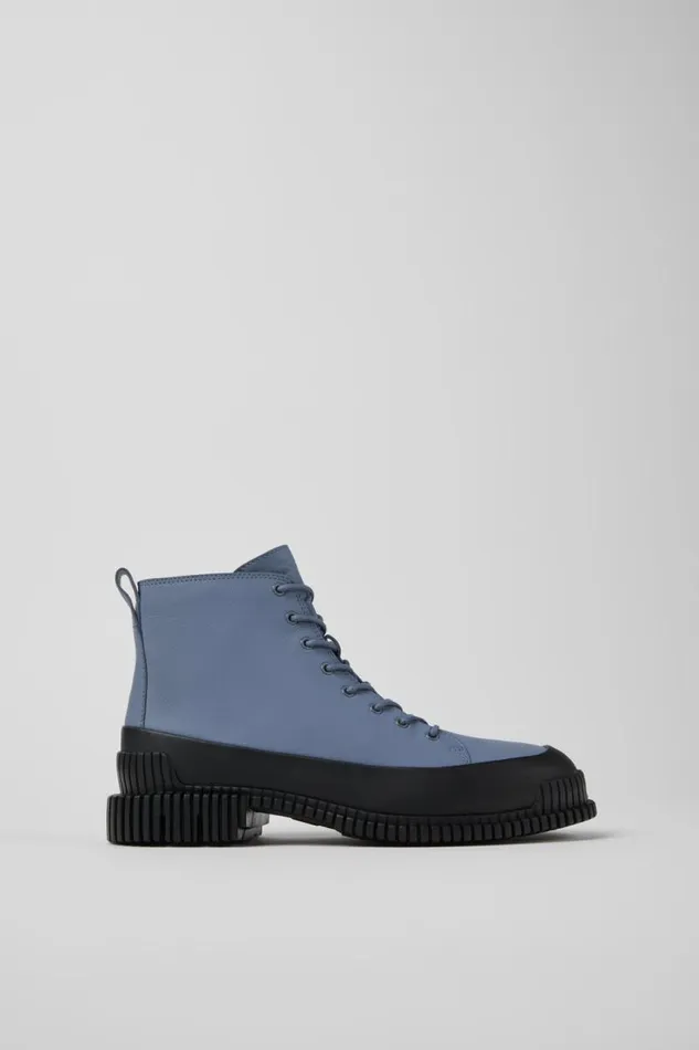 Women Camper Ankle Boots Pix Gray And Black Leather Ankle Boots Women Camper Ankle Boots Pix Gray And Black Leather Ankle Boots