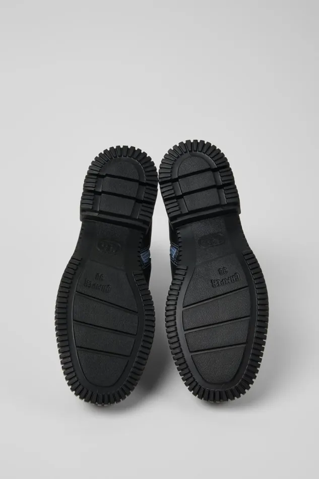 Women Camper Ankle Boots Pix Gray And Black Leather Ankle Boots Women Camper Ankle Boots Pix Gray And Black Leather Ankle Boots