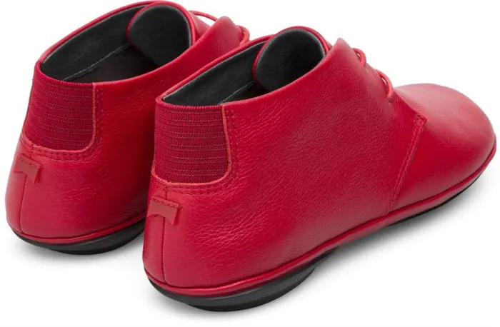 Women Camper Ankle Boots Right Red Lace Up Ankle Boot Women Camper Ankle Boots Right Red Lace Up Ankle Boot