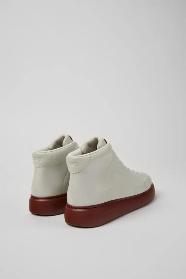 Women Camper Ankle Boots Runner K21 White Nondyed Leather Sneakers Women Camper Ankle Boots Runner K21 White Nondyed Leather Sneakers
