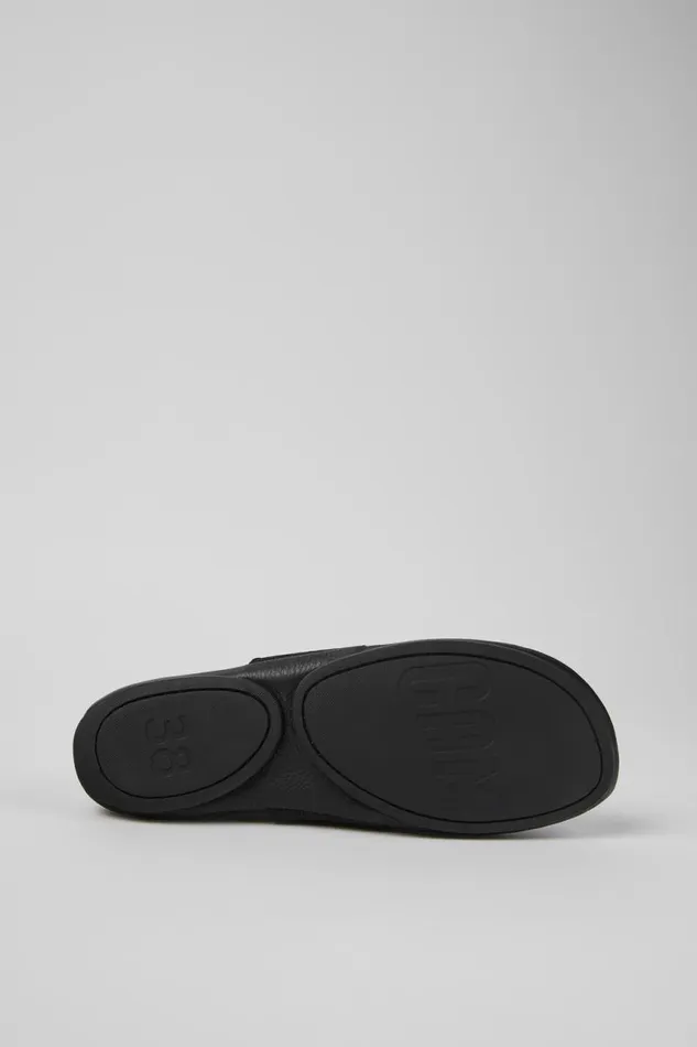 Women Camper Ballerinas Right Black Leather Ballerina Women Camper Ballerinas Right Black Leather Ballerina