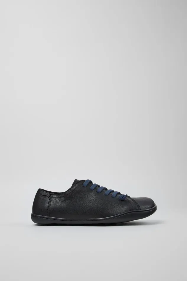 Women Camper Casual Shoes Peu Black Leather Shoes Women Camper Casual Shoes Peu Black Leather Shoes