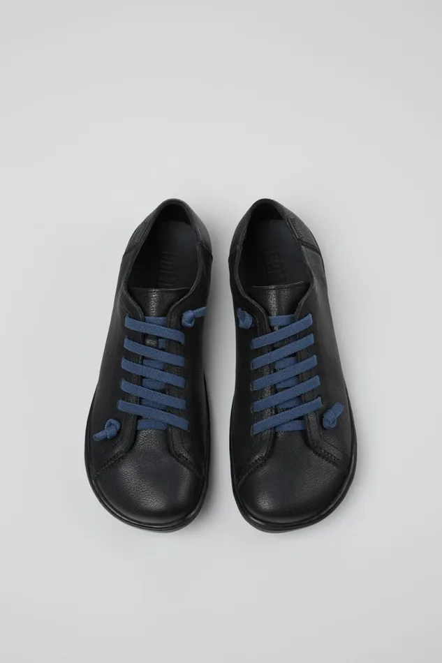 Women Camper Casual Shoes Peu Black Leather Shoes Women Camper Casual Shoes Peu Black Leather Shoes