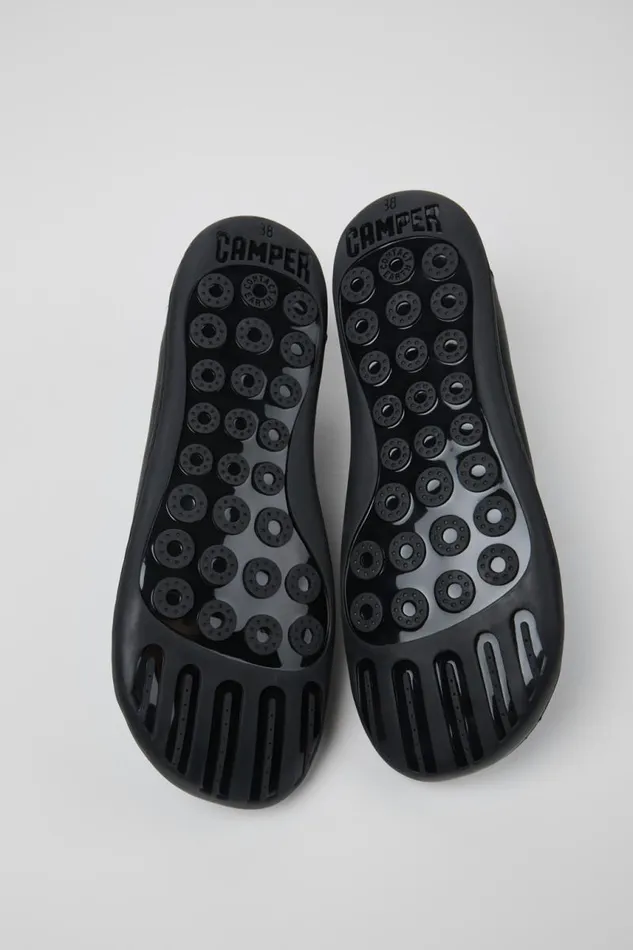 Women Camper Casual Shoes Peu Black Leather Shoes Women Camper Casual Shoes Peu Black Leather Shoes