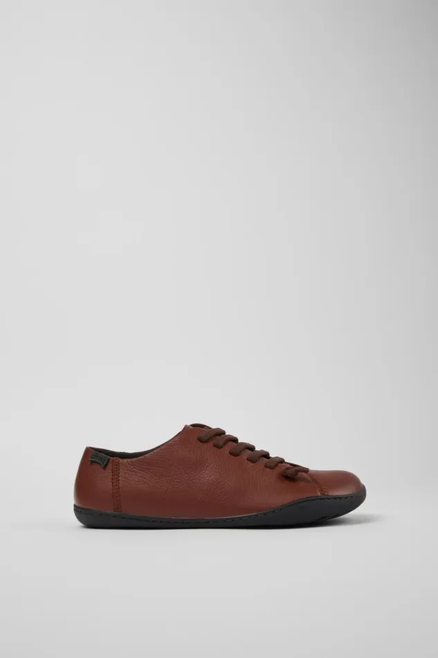 Women Camper Casual Shoes Peu Red Leather Shoes Women Camper Casual Shoes Peu Red Leather Shoes