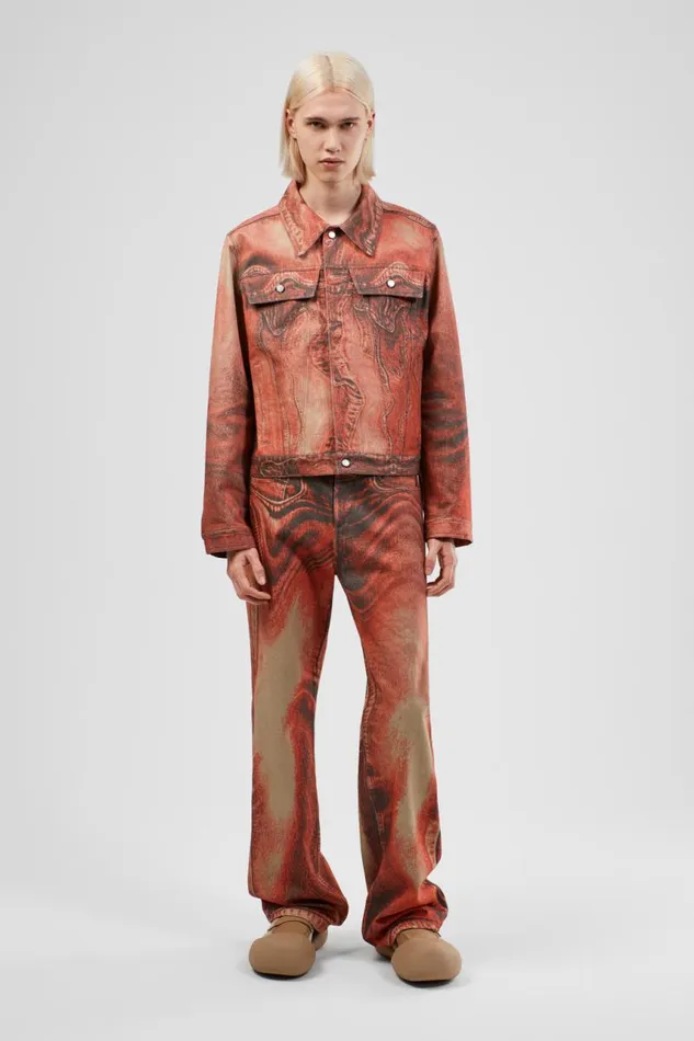 Women Camper Denim Denim Jeans Burnt Orange Denim Jeans