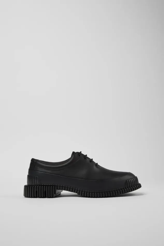 Women Camper Flat Shoes Pix Black Leather Shoe Women Camper Flat Shoes Pix Black Leather Shoe
