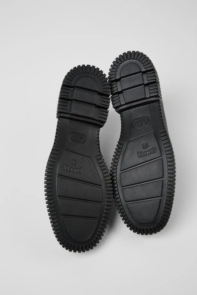Women Camper Flat Shoes Pix Black Leather Shoe Women Camper Flat Shoes Pix Black Leather Shoe
