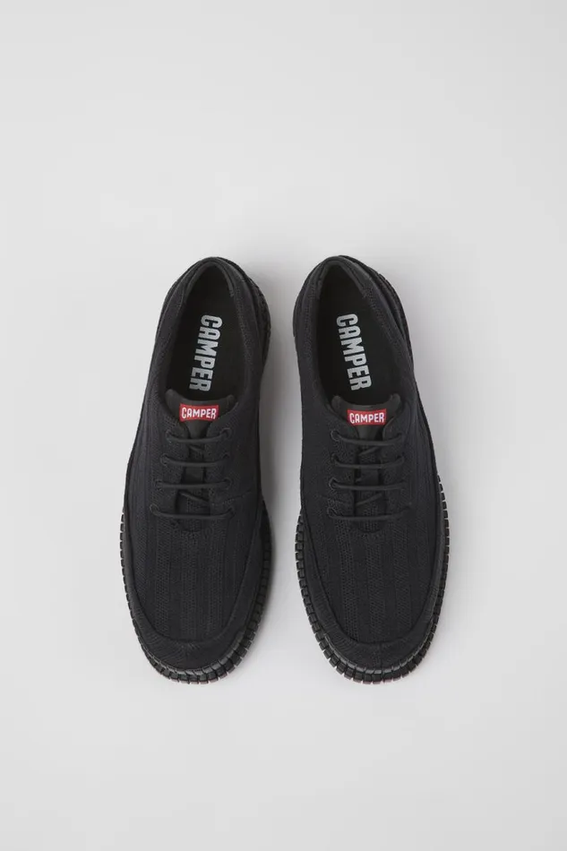 Women Camper Flat Shoes Pix TENCEL Black TENCEL Lyocell Shoes Women Camper Flat Shoes Pix TENCEL Black TENCEL Lyocell Shoes