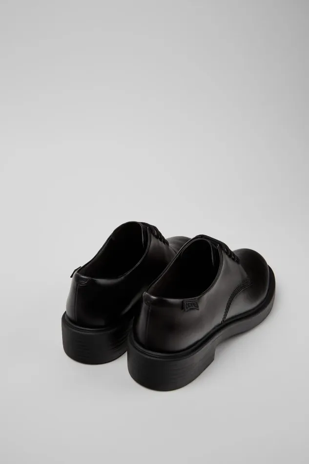 Women Camper Formal Shoes Dean Black Leather Shoe Women Camper Formal Shoes Dean Black Leather Shoe