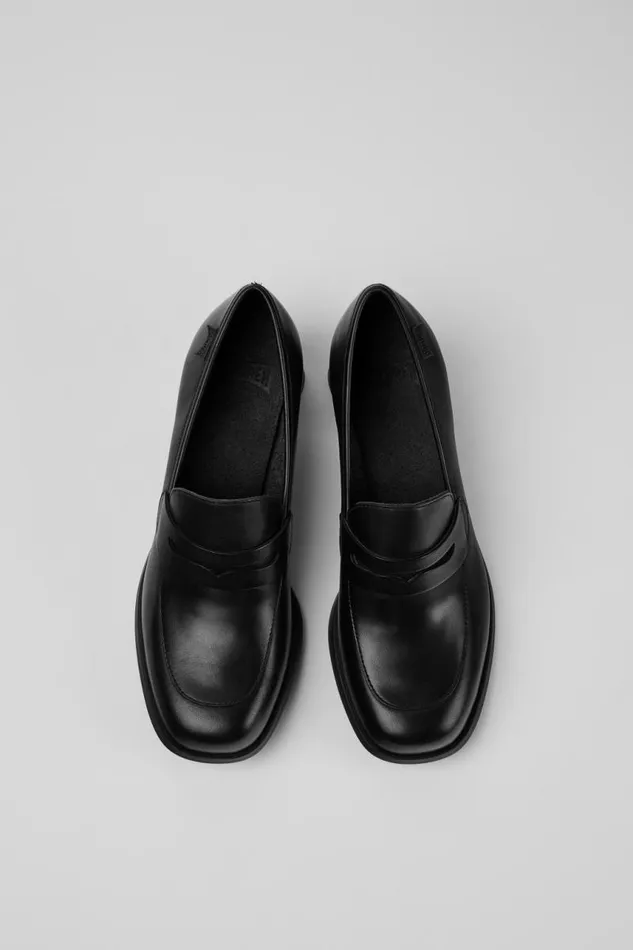 Women Camper Formal Shoes Kiara Black Leather Heels Women Camper Formal Shoes Kiara Black Leather Heels