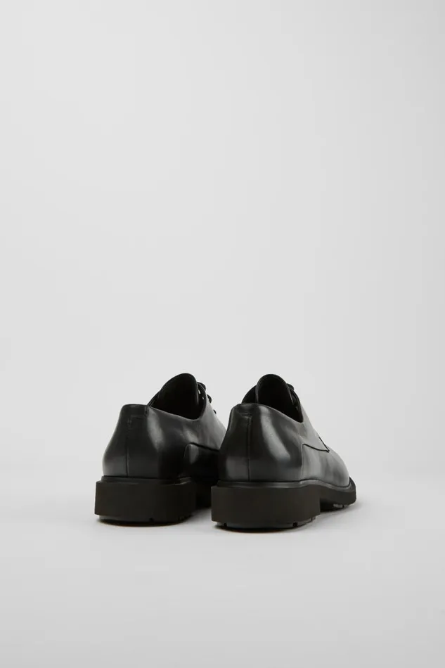 Women Camper Formal Shoes Neuman Black Leather Laceup Shoes Women Camper Formal Shoes Neuman Black Leather Laceup Shoes