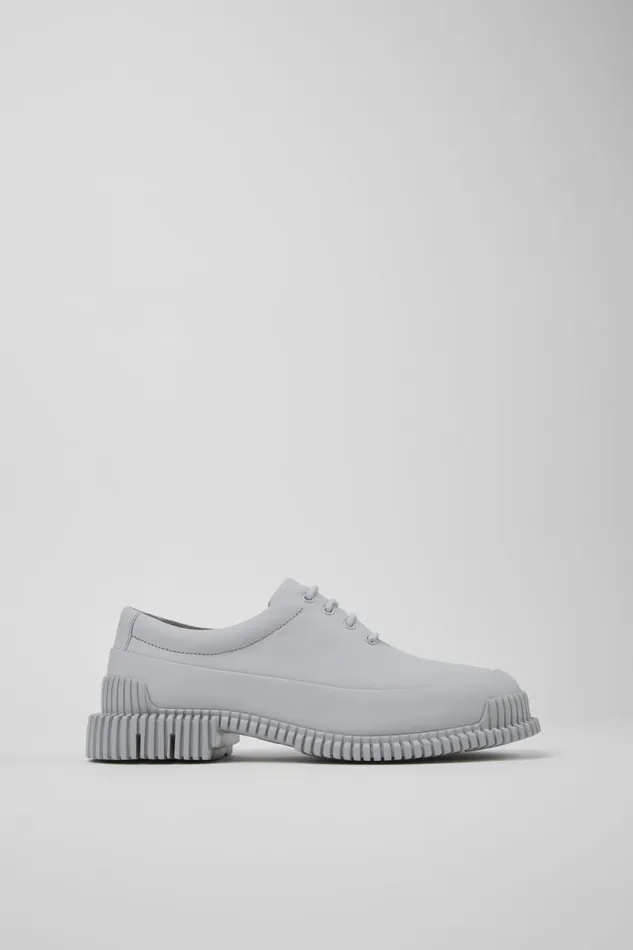 Women Camper Formal Shoes Pix Gray Leather Shoe Women Camper Formal Shoes Pix Gray Leather Shoe