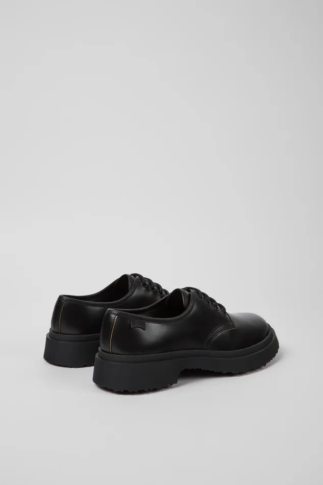 Women Camper Formal Shoes Walden Black Leather Laceup Shoes Women Camper Formal Shoes Walden Black Leather Laceup Shoes