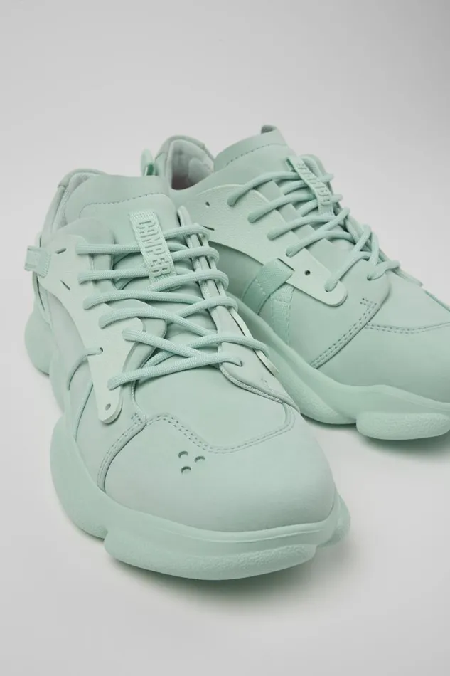 Women Camper Sneakers Karst Blue NubuckTextile Sneaker