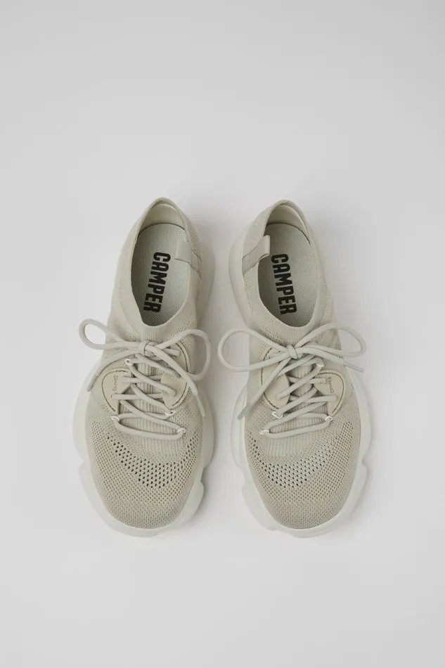 Women Camper Sneakers Karst Gray Textile Sneakers