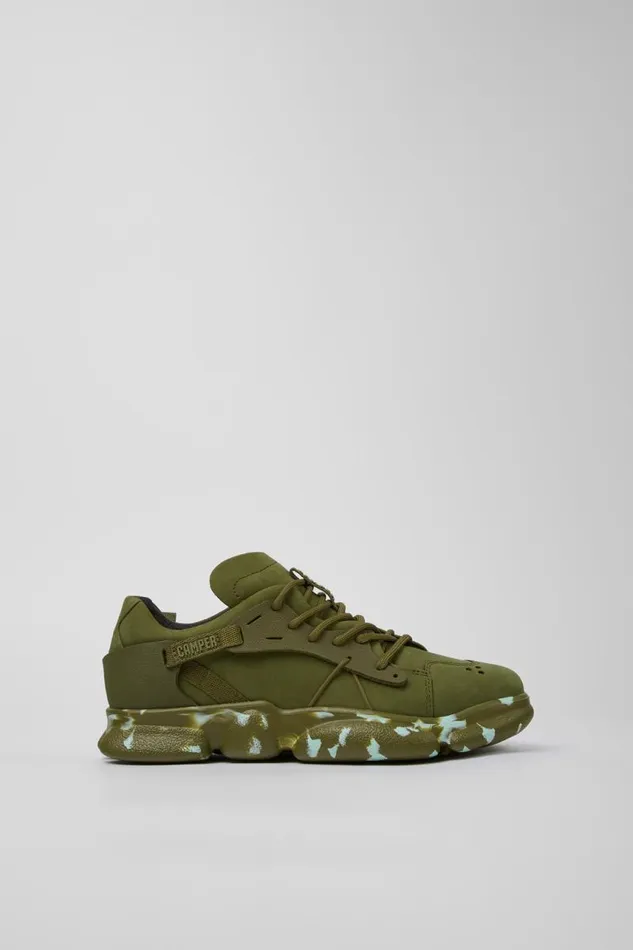 Women Camper Sneakers Karst Green NubuckTextile Sneaker Women Camper Sneakers Karst Green NubuckTextile Sneaker