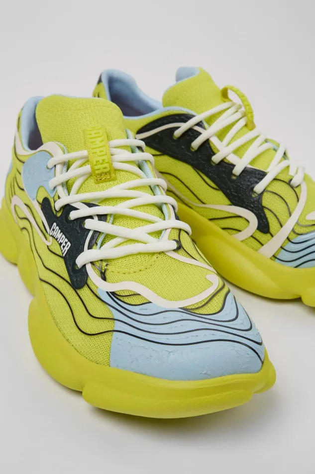 Women Camper Sneakers Karst Multicolored Textile Sneaker