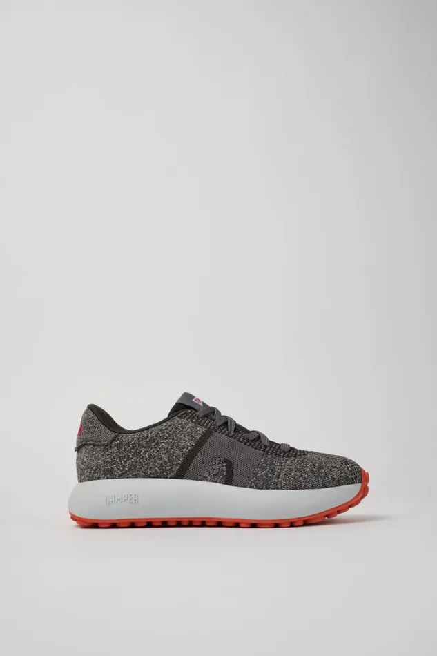 Women Camper Sneakers Pelotas Athens Gray Textile Sneaker