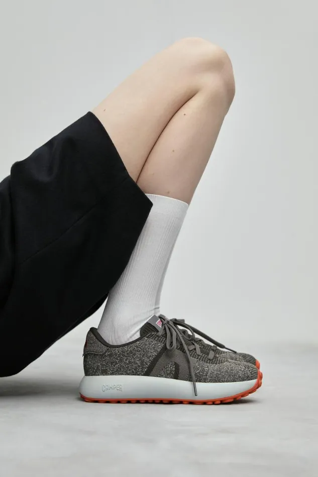 Women Camper Sneakers Pelotas Athens Gray Textile Sneaker Women Camper Sneakers Pelotas Athens Gray Textile Sneaker