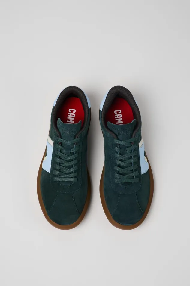 Women Camper Sneakers Pelotas Soller Green NubuckLeather Sneaker Women Camper Sneakers Pelotas Soller Green NubuckLeather Sneaker