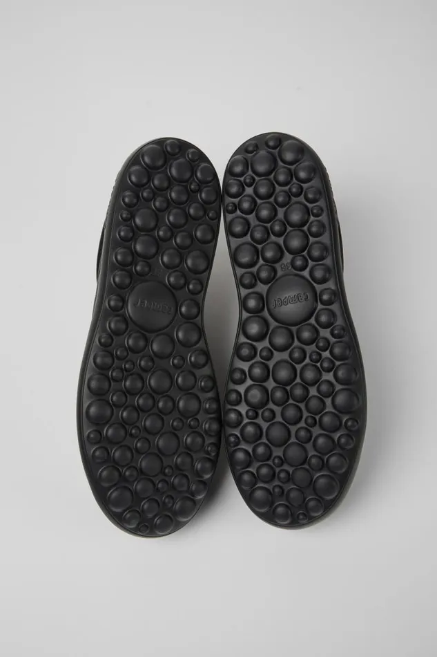 Women Camper Sneakers Pelotas XLite Black Leather And Textile Sneakers Women Camper Sneakers Pelotas XLite Black Leather And Textile Sneakers