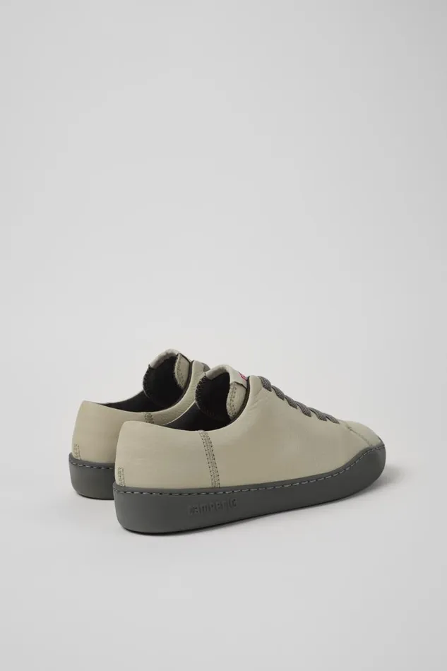 Women Camper Sneakers Peu Touring Gray Leather Sneakers