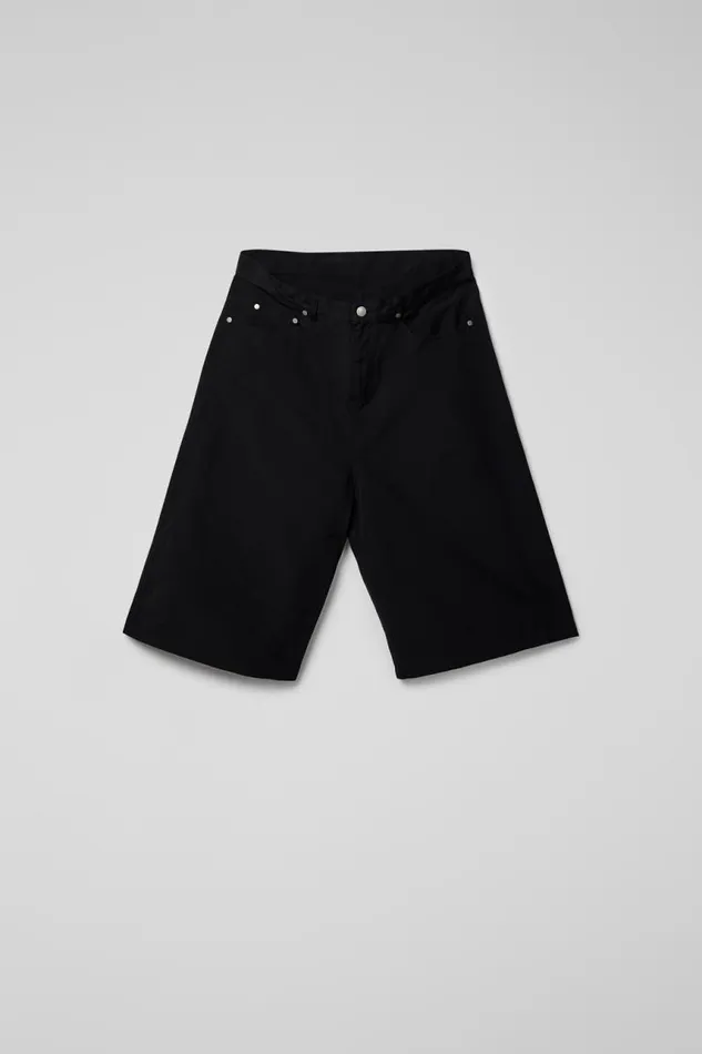 Women Camper TrousersandShorts Tech Shorts Black CottonNylon Shorts Women Camper TrousersandShorts Tech Shorts Black CottonNylon Shorts