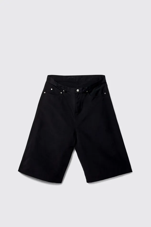 Women Camper TrousersandShorts Tech Shorts Black CottonNylon Shorts Women Camper TrousersandShorts Tech Shorts Black CottonNylon Shorts