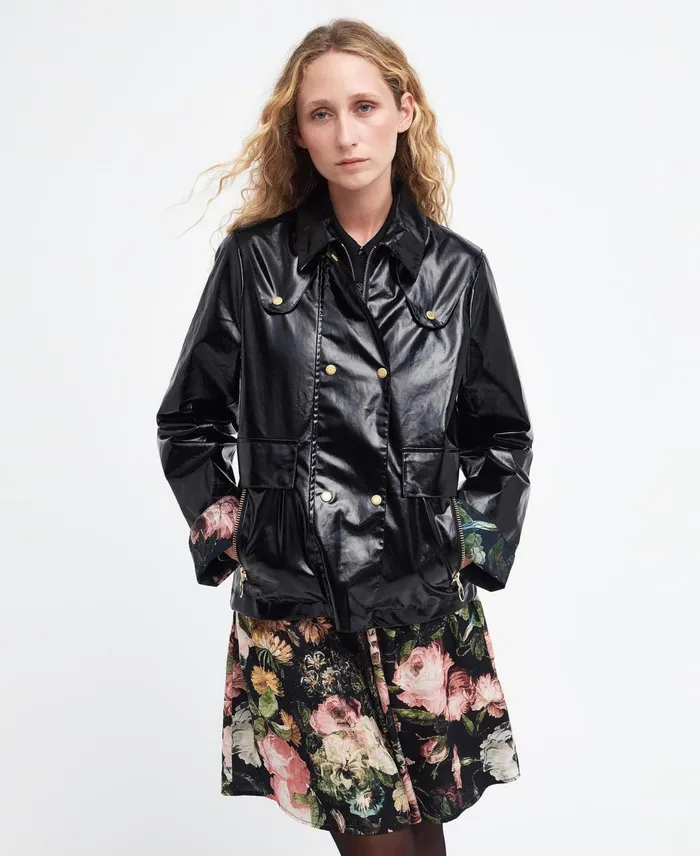 Women Casual Jackets Barbour X House Of Hackney Casterton Casual Jacket Blackmidnight
