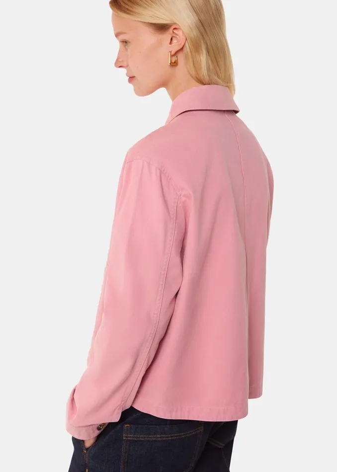 Women Coats and Jackets Whistles Dusty Pink Marie Casual Jacket