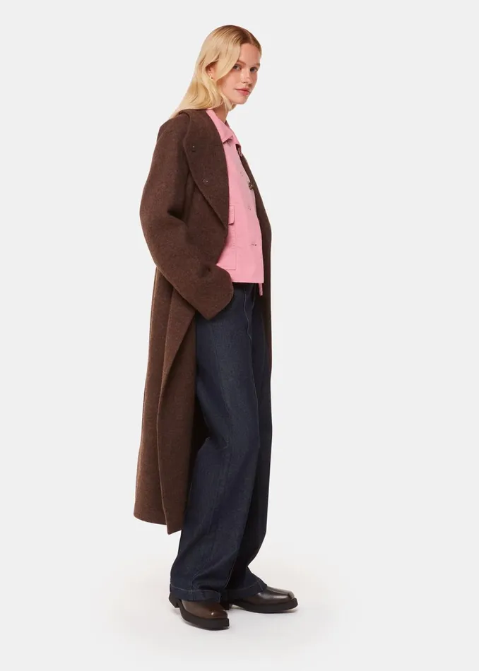 Women Coats and Jackets Whistles Dusty Pink Marie Casual Jacket