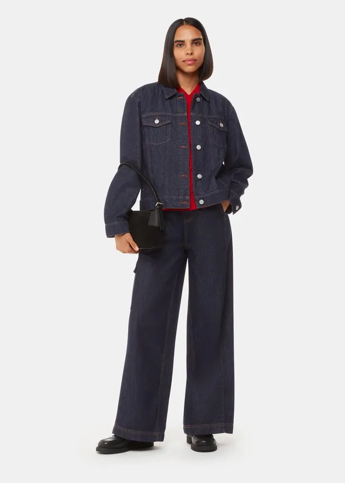 Women Coats and Jackets Whistles Sophia Denim Jacket