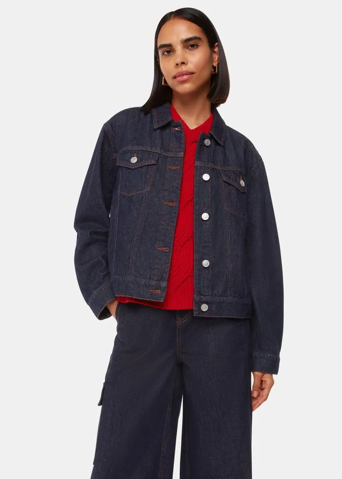 Women Coats and Jackets Whistles Sophia Denim Jacket