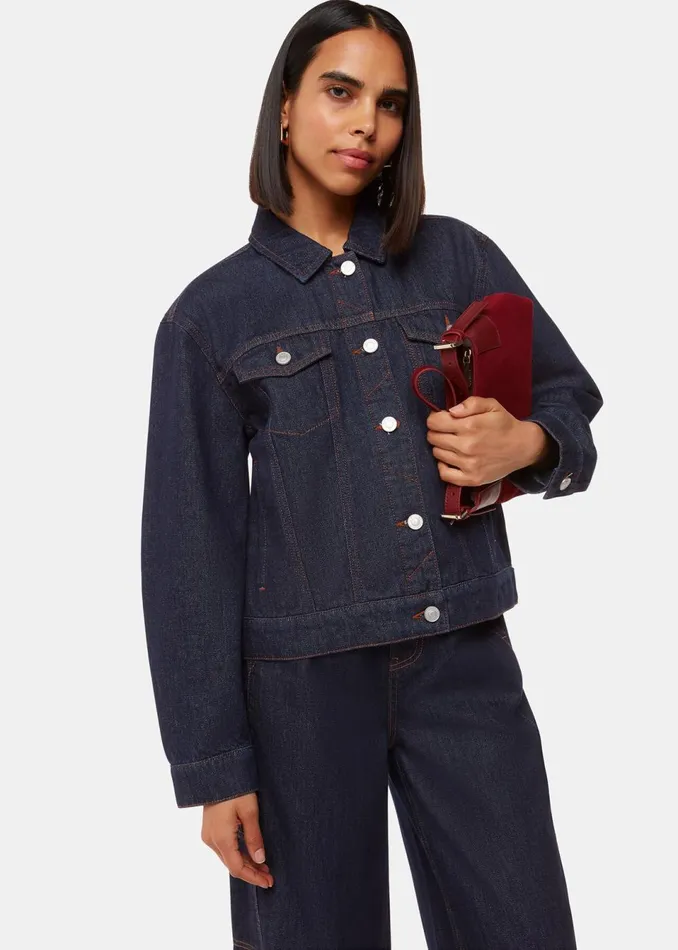 Women Coats and Jackets Whistles Sophia Denim Jacket