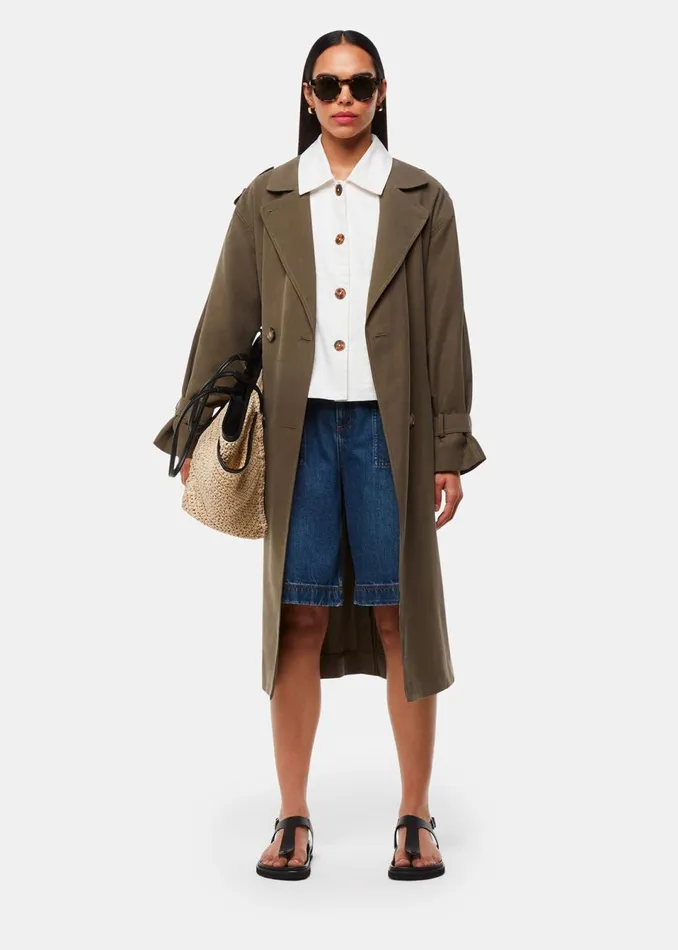 Women Coats and Jackets Whistles White Marie Casual Jacket